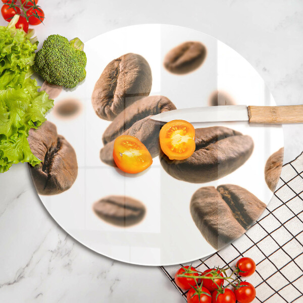 De vidrio templado Granos de café