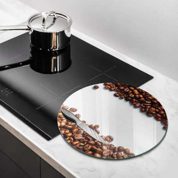 De vidrio templado Granos de café