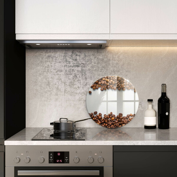 De vidrio templado Granos de café