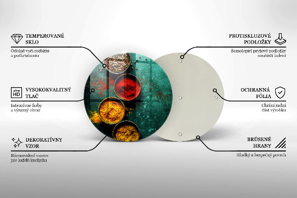 De vidrio templado Especias orientales