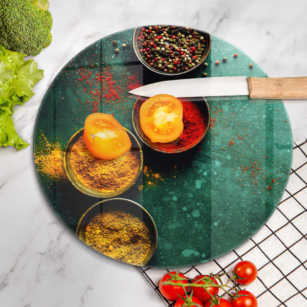 De vidrio templado Especias orientales