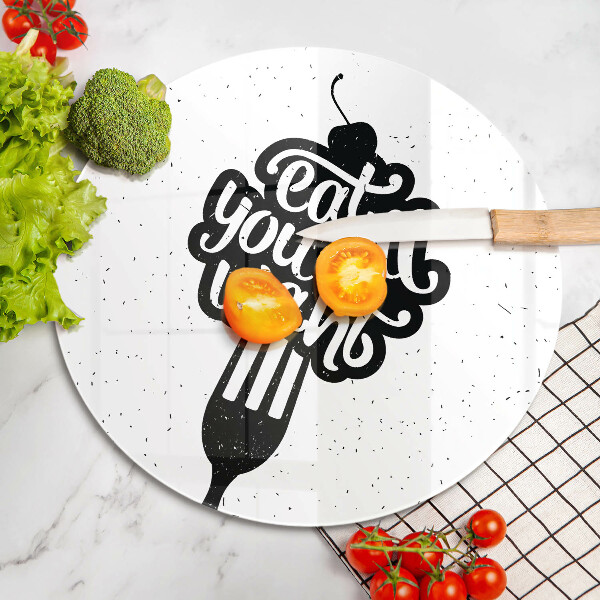 De vidrio templado Eat all you want