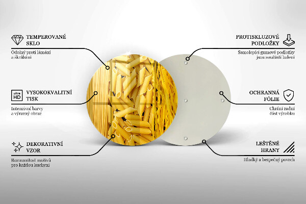 De vidrio templado Pasta