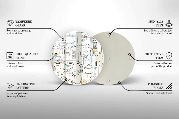 De vidrio templado Accesorios de cocina