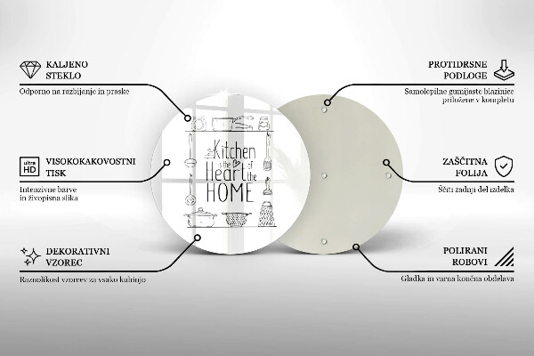 De vidrio templado Inscripción frase
