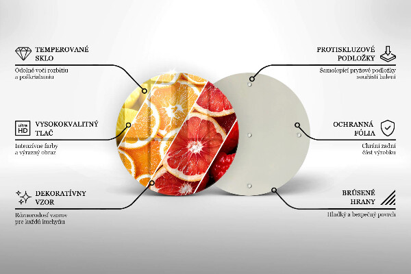 De vidrio templado Frutas coloridas