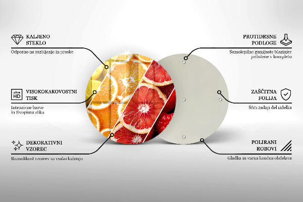 De vidrio templado Frutas coloridas