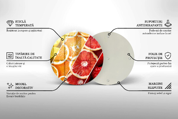 De vidrio templado Frutas coloridas