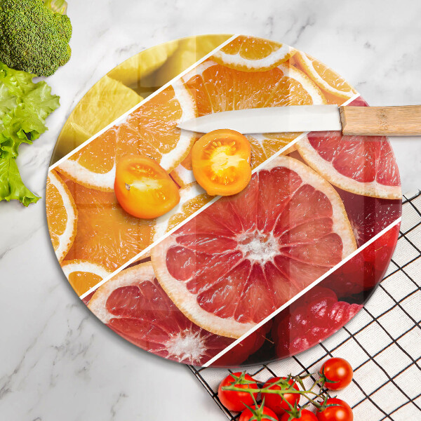 De vidrio templado Frutas coloridas