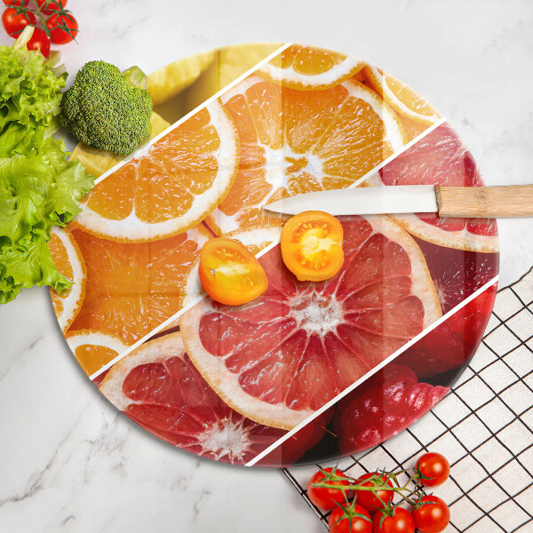 De vidrio templado Frutas coloridas