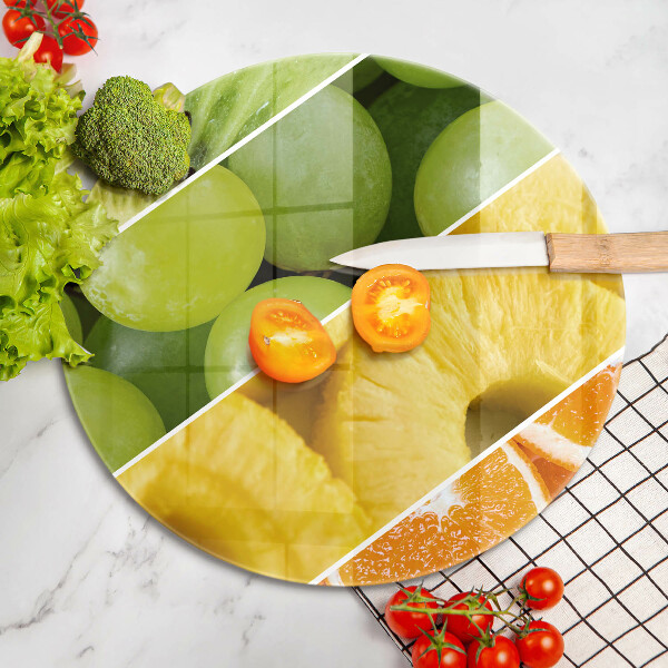 De vidrio templado Frutas coloridas