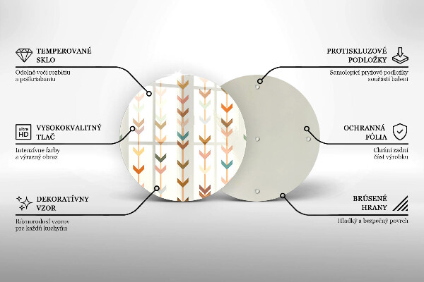 De vidrio templado Elementos geométricos