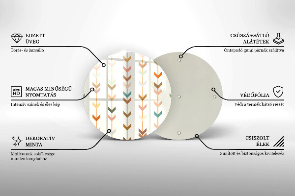 De vidrio templado Elementos geométricos