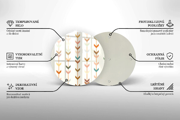 De vidrio templado Elementos geométricos