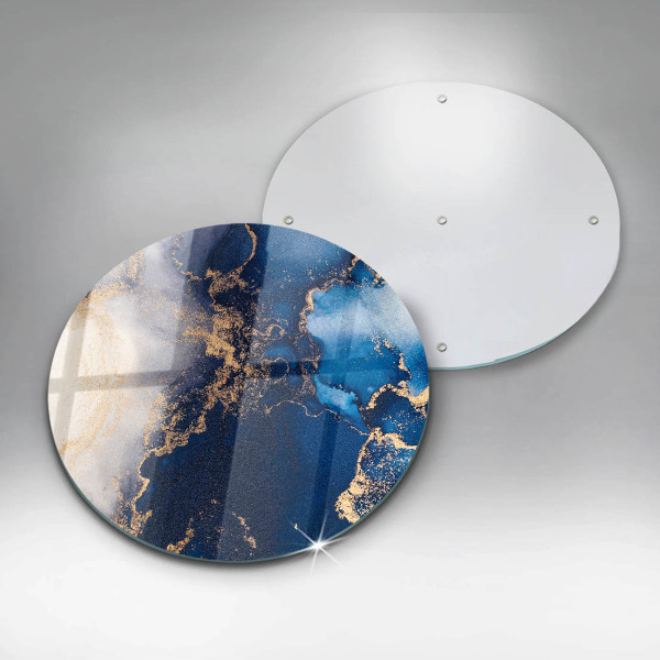 De vidrio templado Fondo elegante y oro