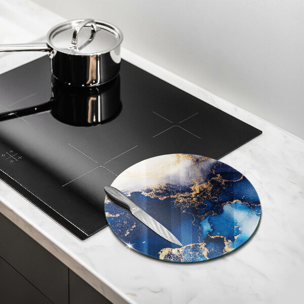 De vidrio templado Fondo elegante y oro