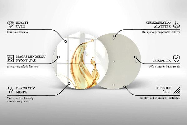 De vidrio templado Aceite de oliva