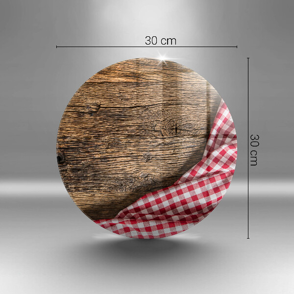 De vidrio templado Mesa de madera