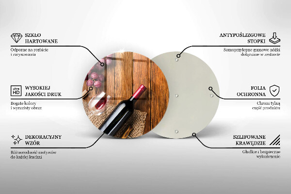 De vidrio templado Una botella de vino tinto