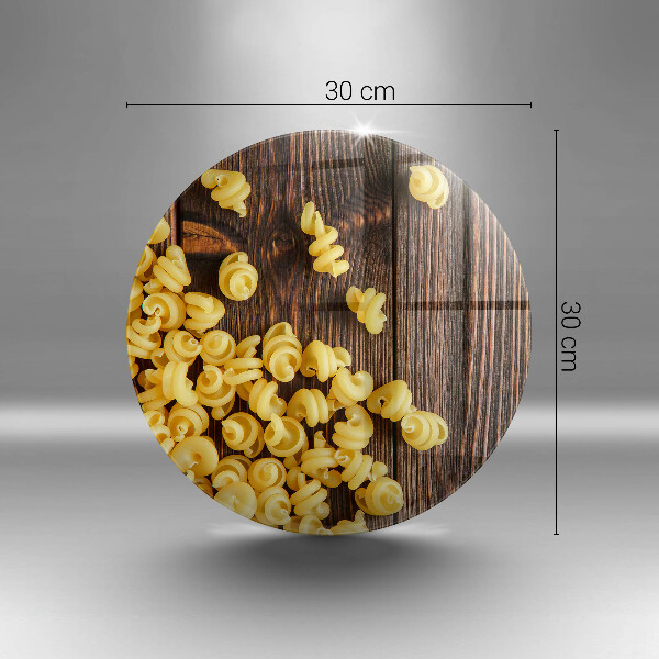 De vidrio templado Pasta en la mesa