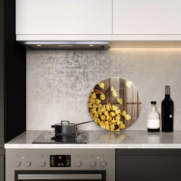 De vidrio templado Pasta en la mesa