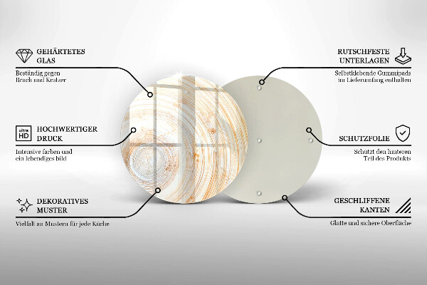De vidrio templado Textura de madera