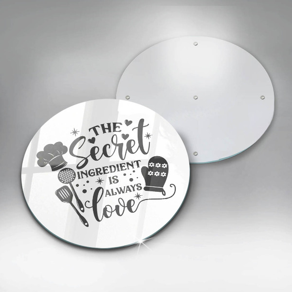 De vidrio templado Inscripción frase