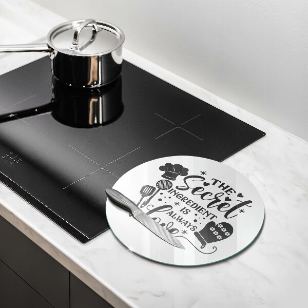 De vidrio templado Inscripción frase