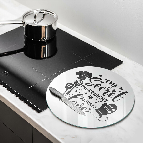 De vidrio templado Inscripción frase