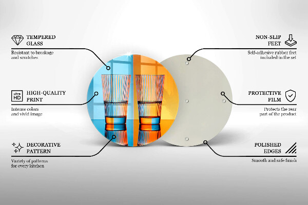 De vidrio templado Dos vasos de agua