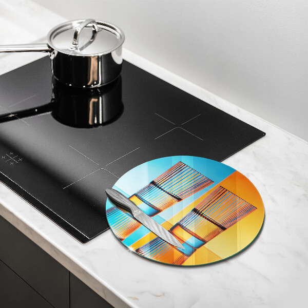 De vidrio templado Dos vasos de agua