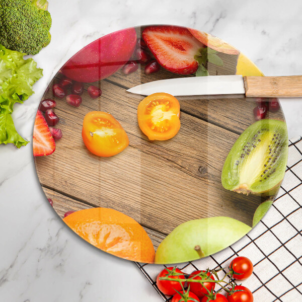 De vidrio templado Fruta fresca