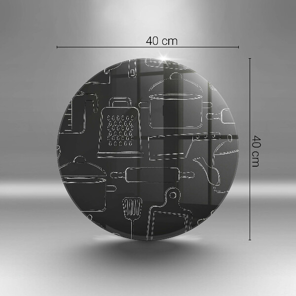 De vidrio templado Accesorios de cocina de dibujos animados