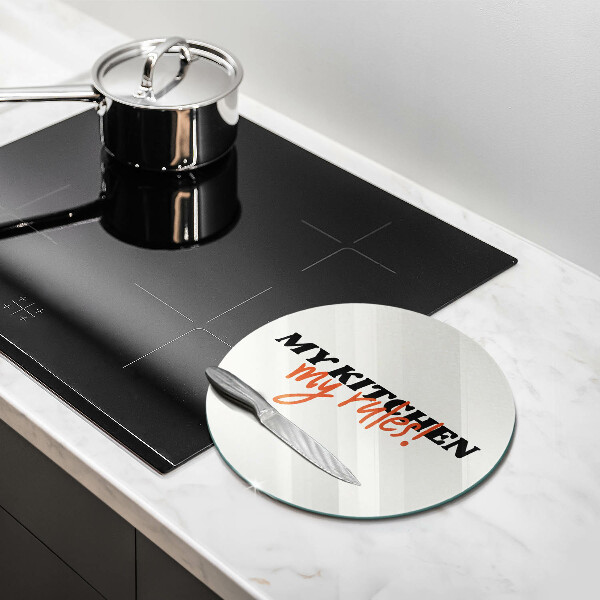 De vidrio templado My kitchen my rules