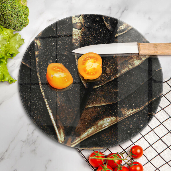 De vidrio templado Hoja de oro