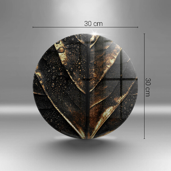 De vidrio templado Hoja de oro