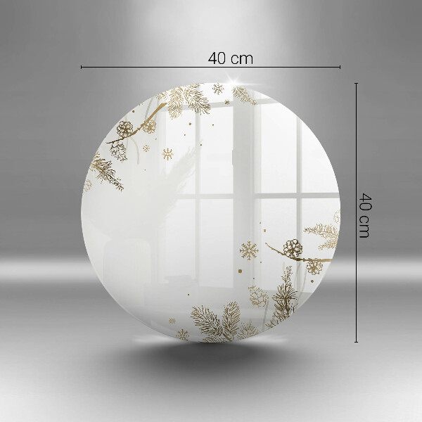 De vidrio templado Decoraciones de invierno