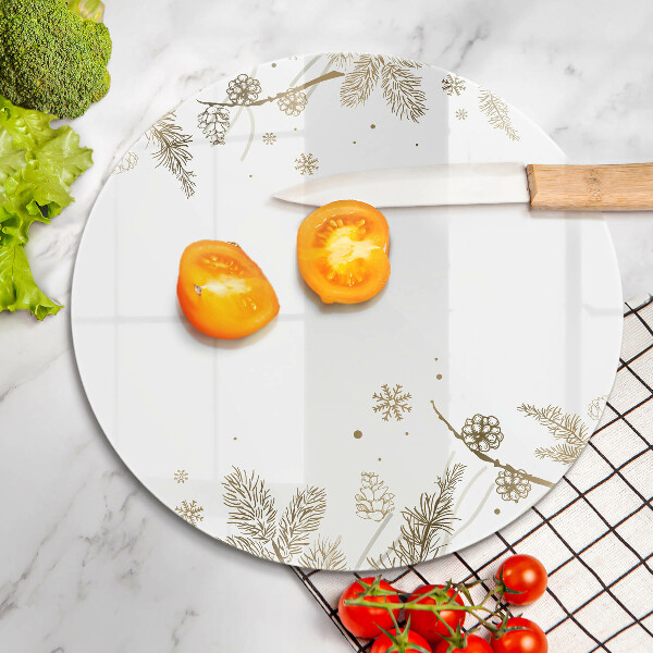 De vidrio templado Decoraciones de invierno