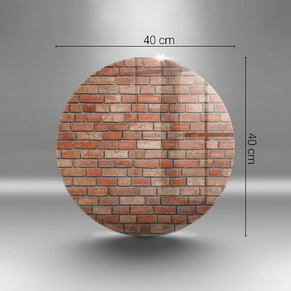 De vidrio templado Pared de ladrillo