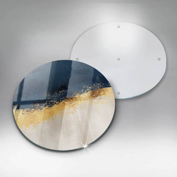 De vidrio templado Abstracción de oro