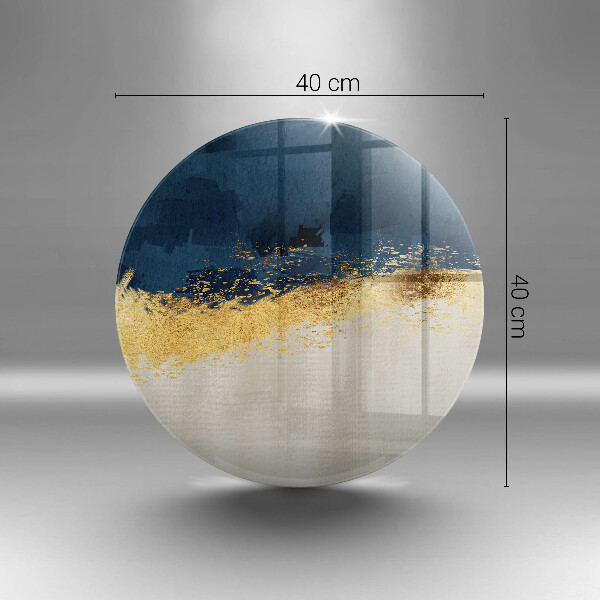 De vidrio templado Abstracción de oro