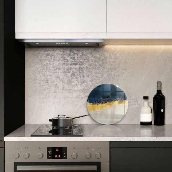 De vidrio templado Abstracción de oro