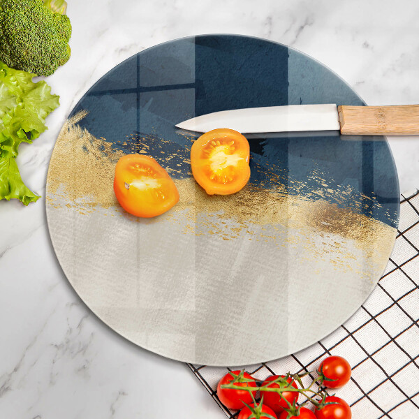 De vidrio templado Abstracción de oro