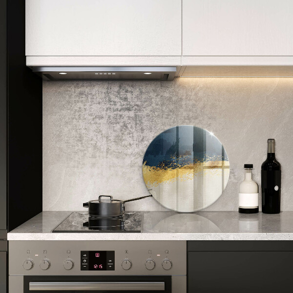 De vidrio templado Abstracción de oro