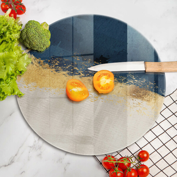 De vidrio templado Abstracción de oro