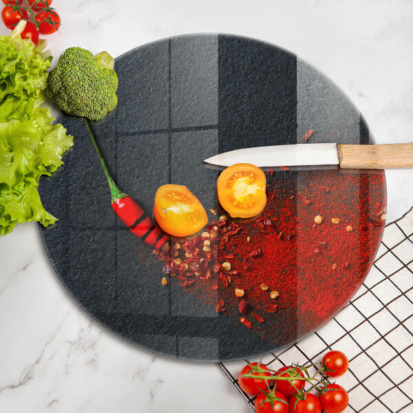 De vidrio templado Pimiento picante