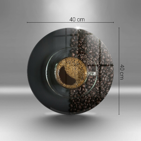 De vidrio templado Cafe y frijoles