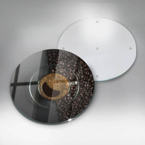 De vidrio templado Cafe y frijoles