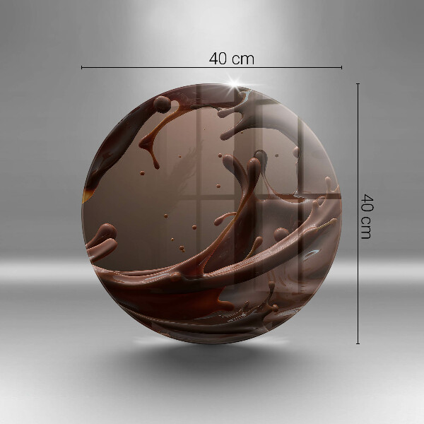 De vidrio templado Chocolate liquido