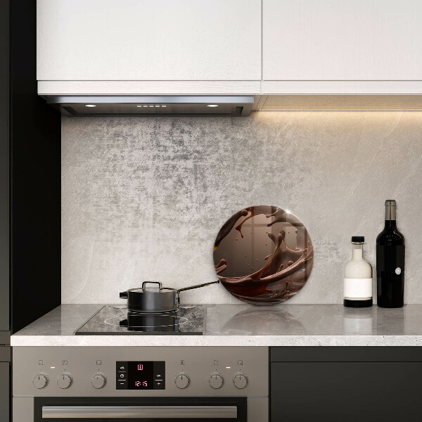 De vidrio templado Chocolate liquido